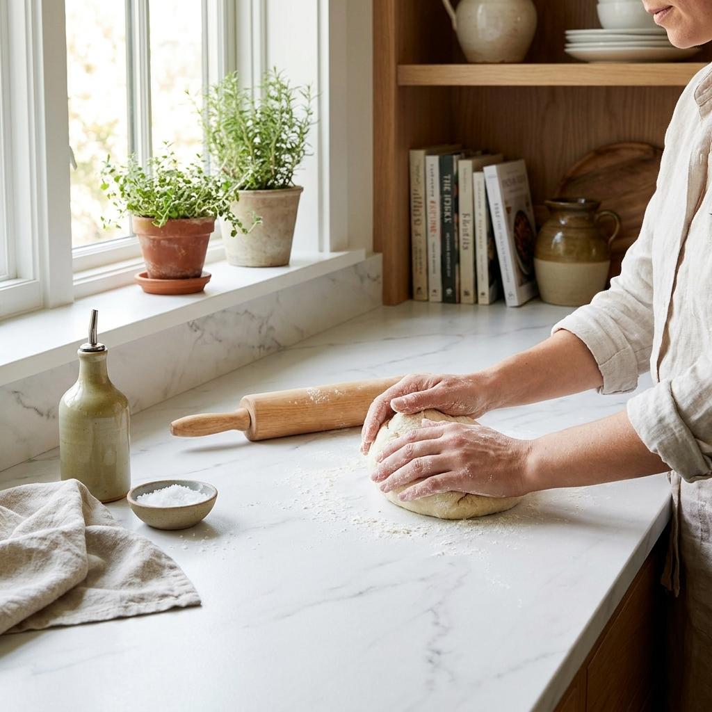 White Marble Tiles lifestyle