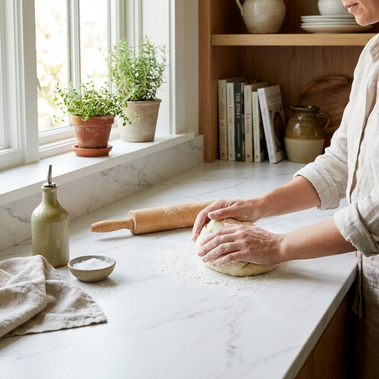 White Marble Tiles lifestyle