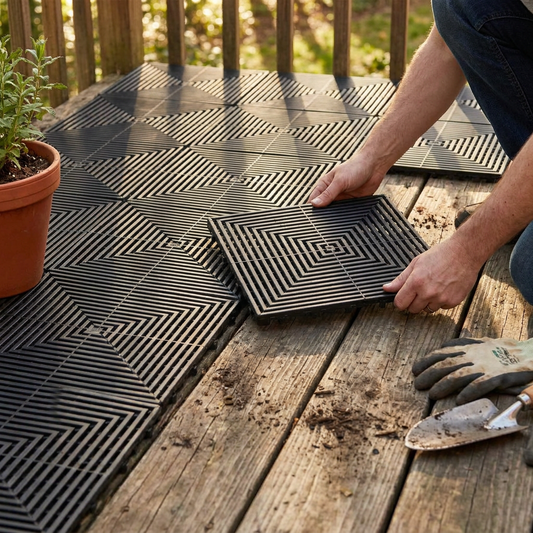 Drainage Mat 12pcs lifestyle
