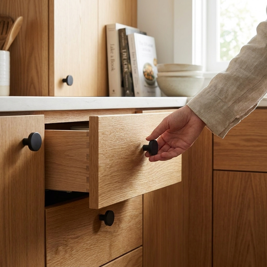 Cabinet Knobs Black 10 lifestyle