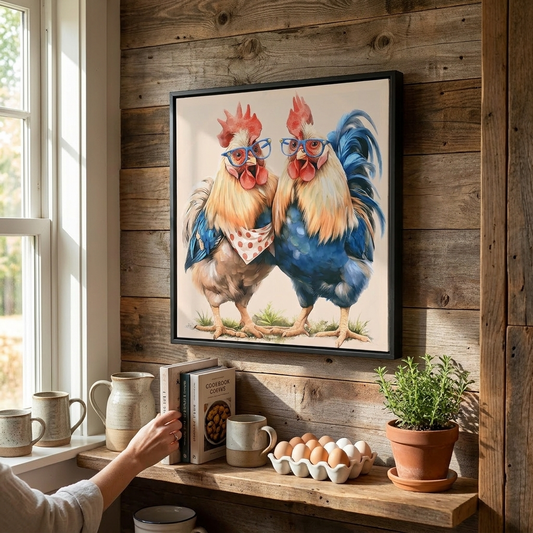 Rooster Wall Art lifestyle