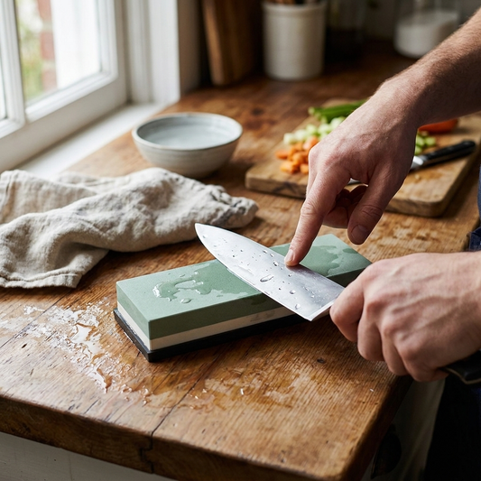 Sharpening Stone 1000/3000 lifestyle