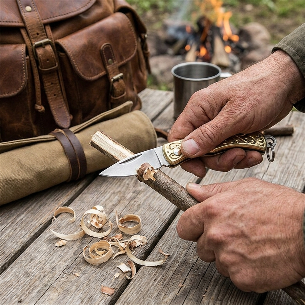 Pocket Keychain Knife lifestyle