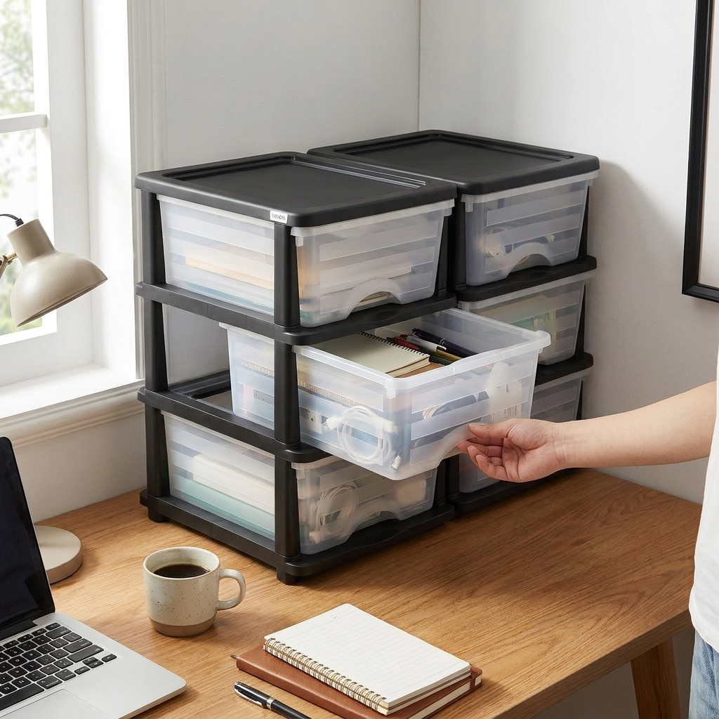 Plastic Storage Drawers lifestyle