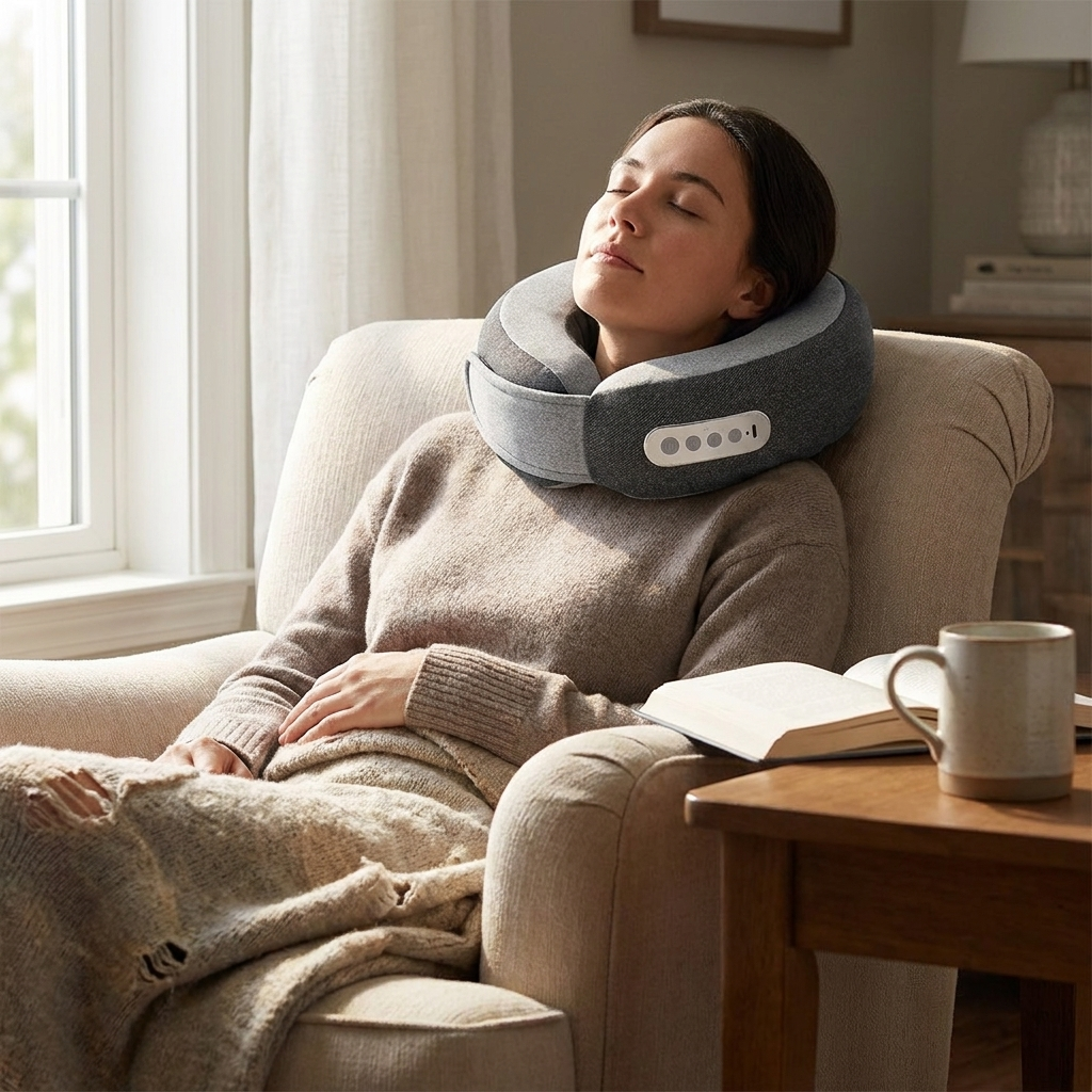 Neck Massager Pillow lifestyle