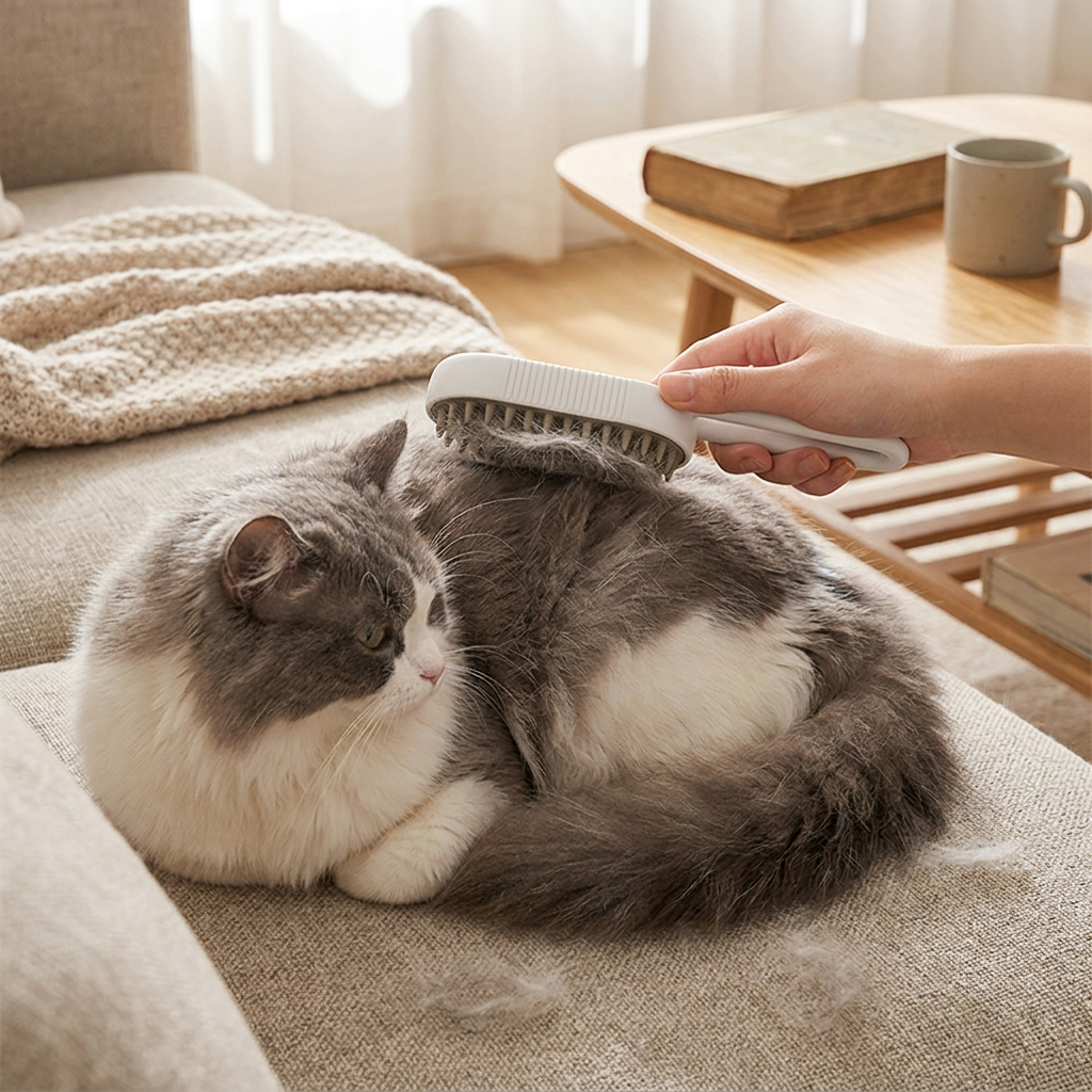 Cat Steam Brush lifestyle