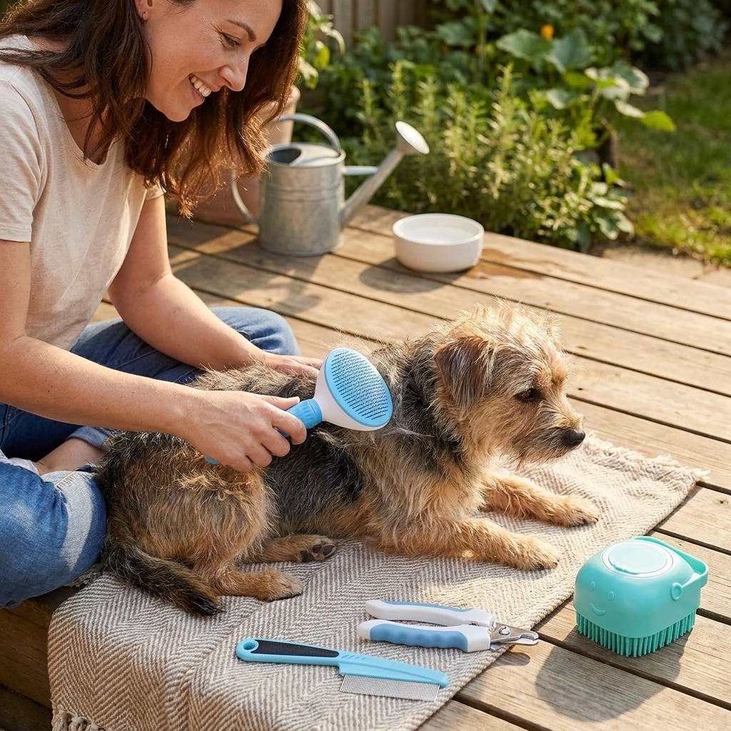 Pet Grooming Kit lifestyle