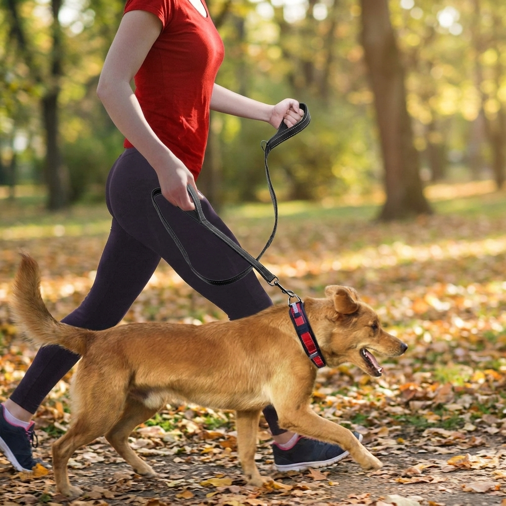 Pet Double Handle Leash lifestyle