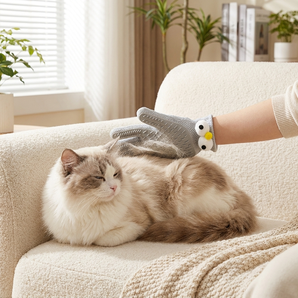 Pet Grooming Gloves lifestyle