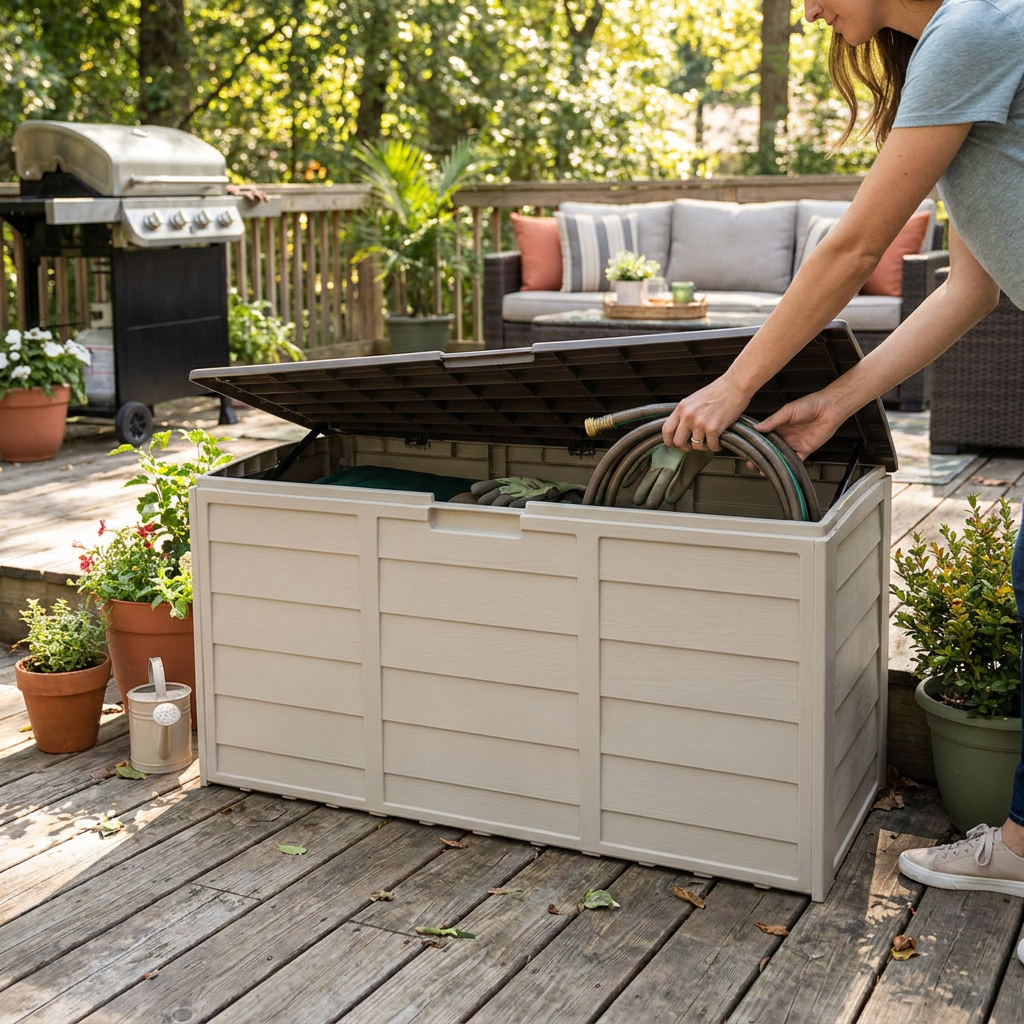 Patio Storage Box lifestyle