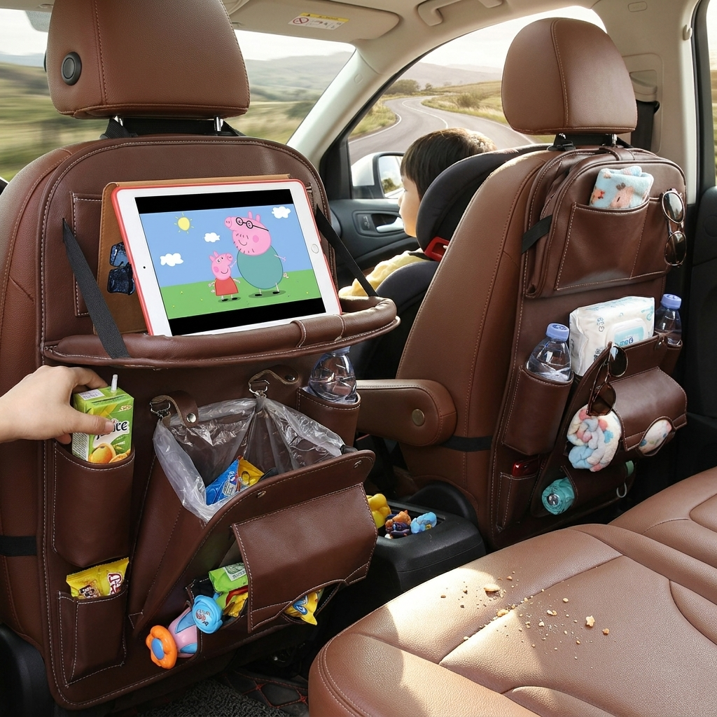PU Leather Car Storage Bag lifestyle